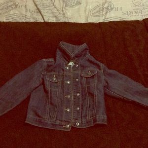 Little girls blue jean jacket